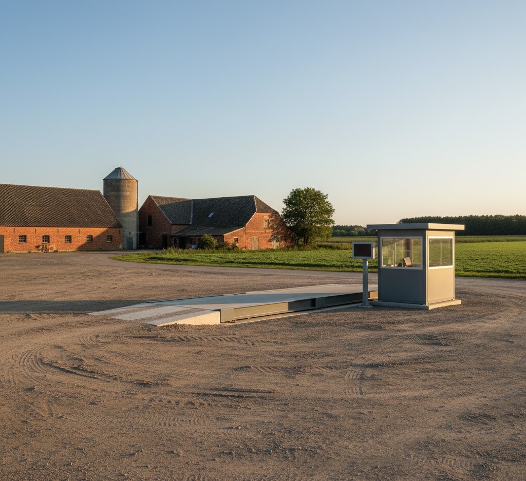 Samochodowa waga najazdowa – automatyka, kamery i wyświetlacz zewnętrzny